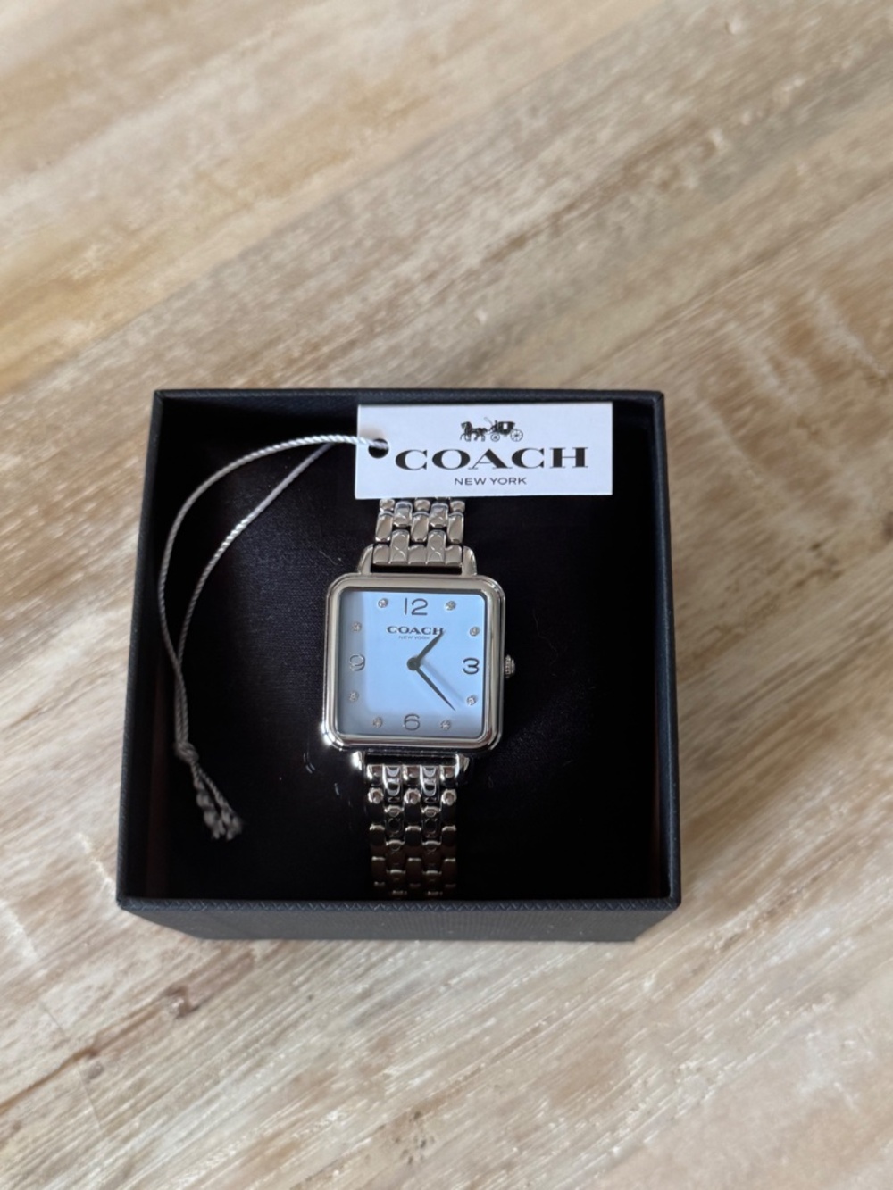 Coach Cass Watch Womens Light Blue & Silver SS 28mm CAZ19 - Picture 9 of 9